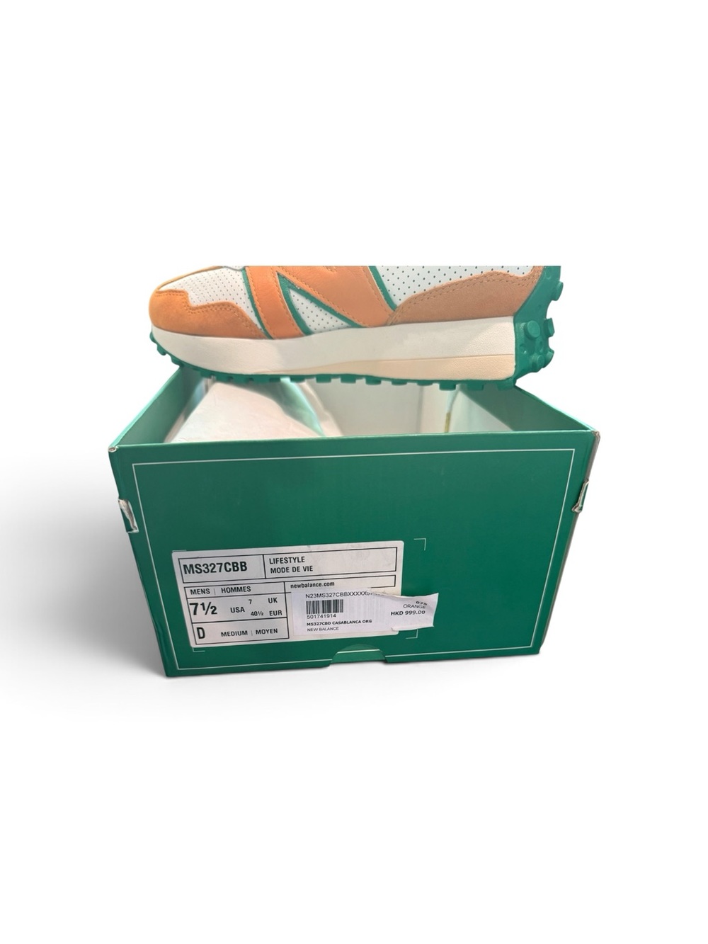 Casablanca x New Balance 327 'Idealist - Orange' - Picture 9 of 10